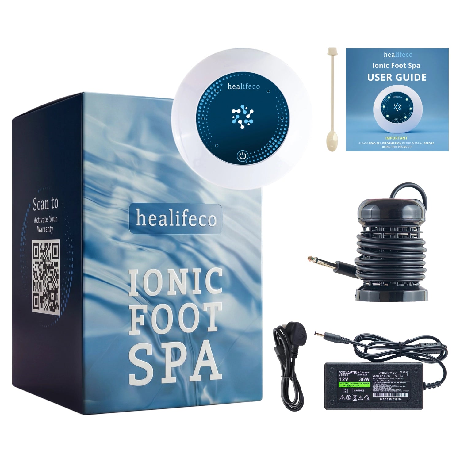 Healifeco Ionic Foot Spa 2.0 | Remove Toxins and Heavy Metals for a Healthier Life