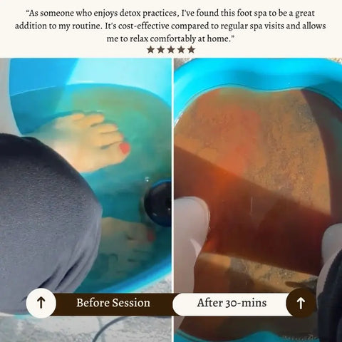 Healifeco Ionic Foot Spa | Remove Toxins and Heavy Metals for a Healthier Life (TEST)
