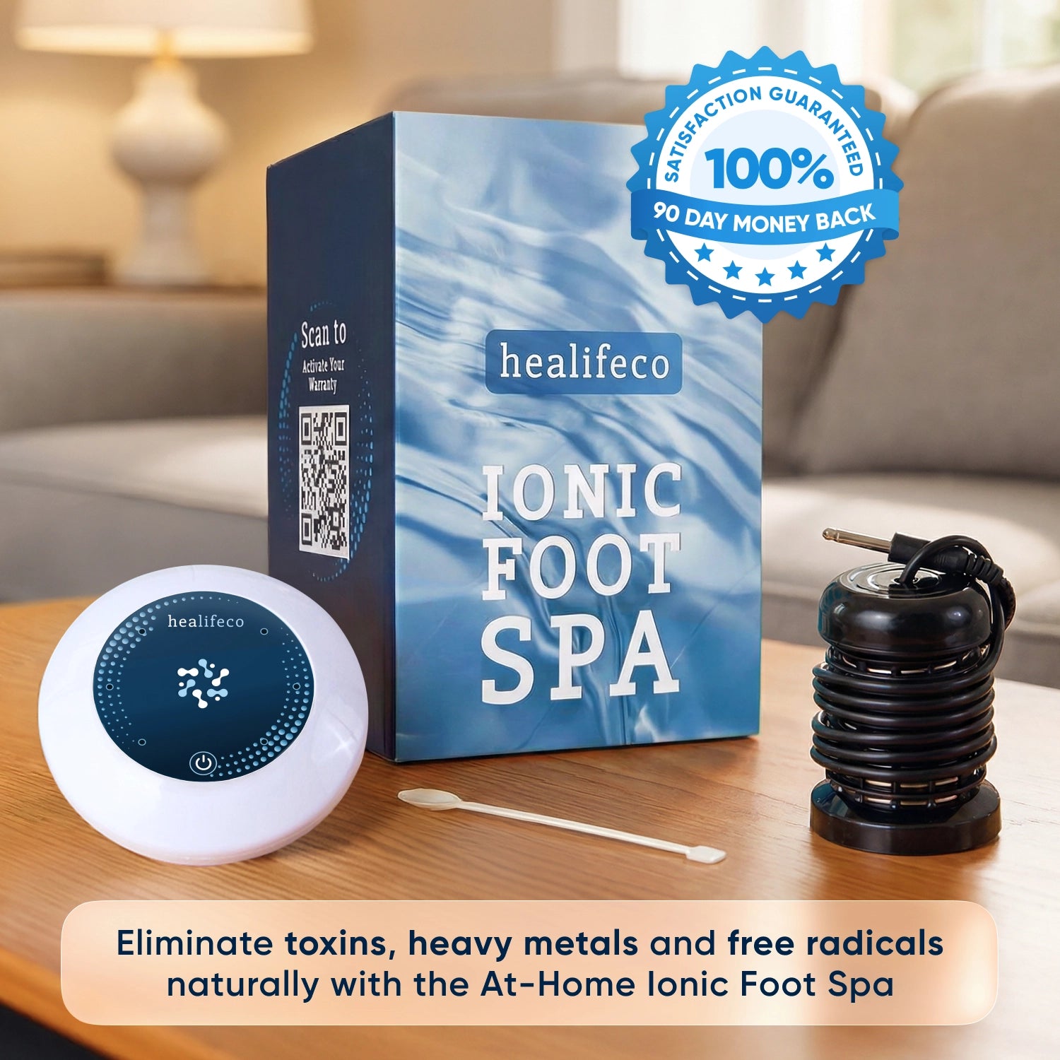 Healifeco Ionic Foot Spa 2.0 | Remove Toxins and Heavy Metals for a Healthier Life