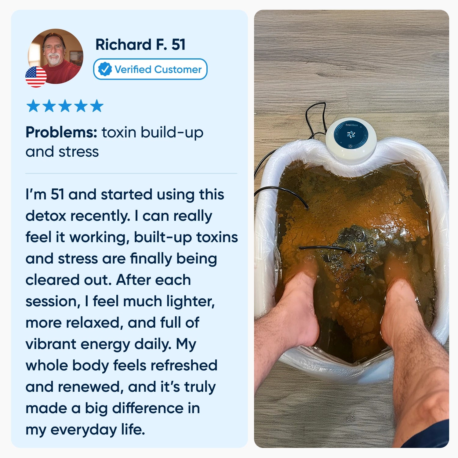 Healifeco Ionic Foot Spa 2.0 | Remove Toxins and Heavy Metals for a Healthier Life