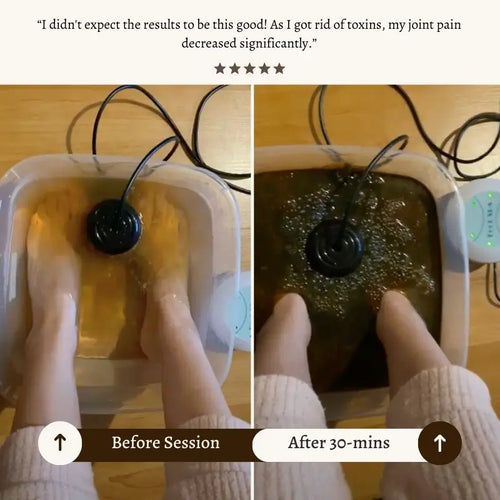 Healifeco Ionic Foot Spa | Remove Toxins and Heavy Metals for a Healthier Life (TEST)