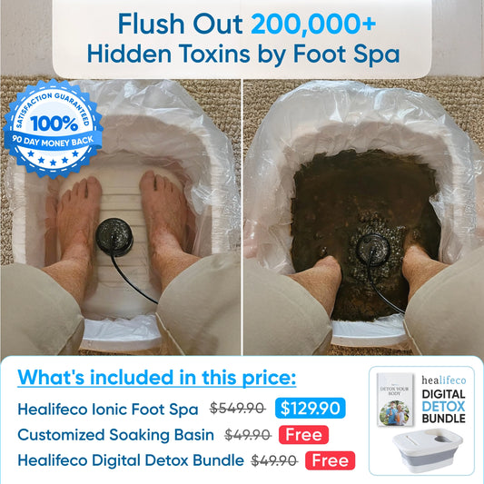 Healifeco Ionic Foot Spa | Remove Toxins and Heavy Metals for a Healthier Life