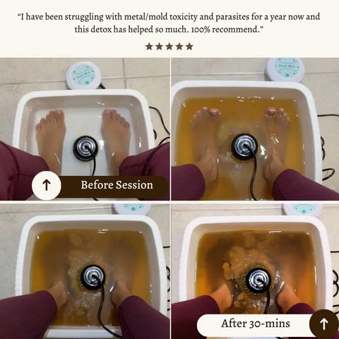 Healifeco Ionic Foot Spa | Remove Toxins and Heavy Metals for a Healthier Life (TEST)
