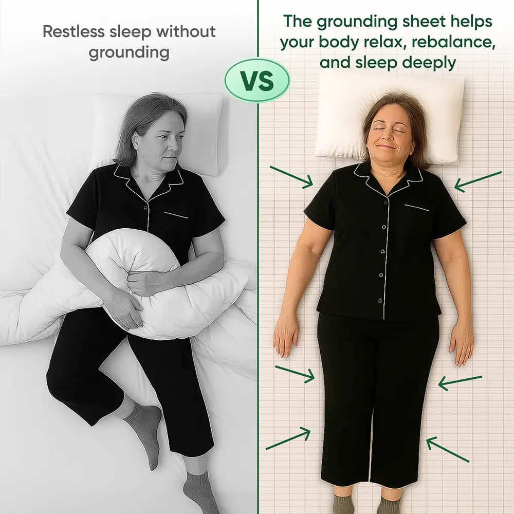 Healifeco Grounding Bedsheet | Experience the Natural Grounding Effect, From the Comfort of Your Bed