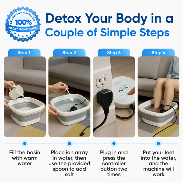 Healifeco Ionic Foot Spa | Remove Toxins and Heavy Metals for a Healthier Life