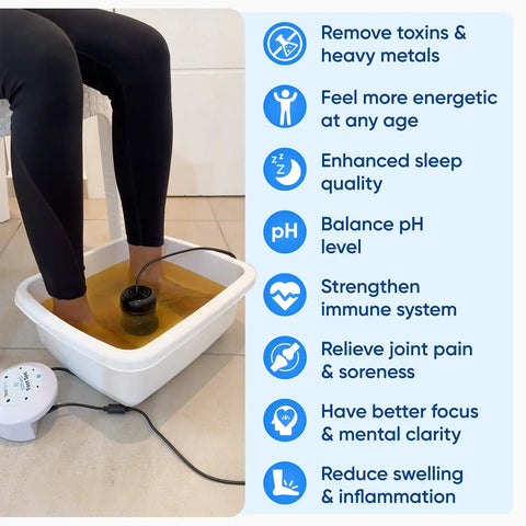 Healifeco Ionic Foot Spa | Remove Toxins and Heavy Metals for a Healthier Life