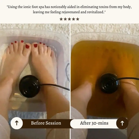 Healifeco Ionic Foot Spa | Remove Toxins and Heavy Metals for a Healthier Life (TEST)