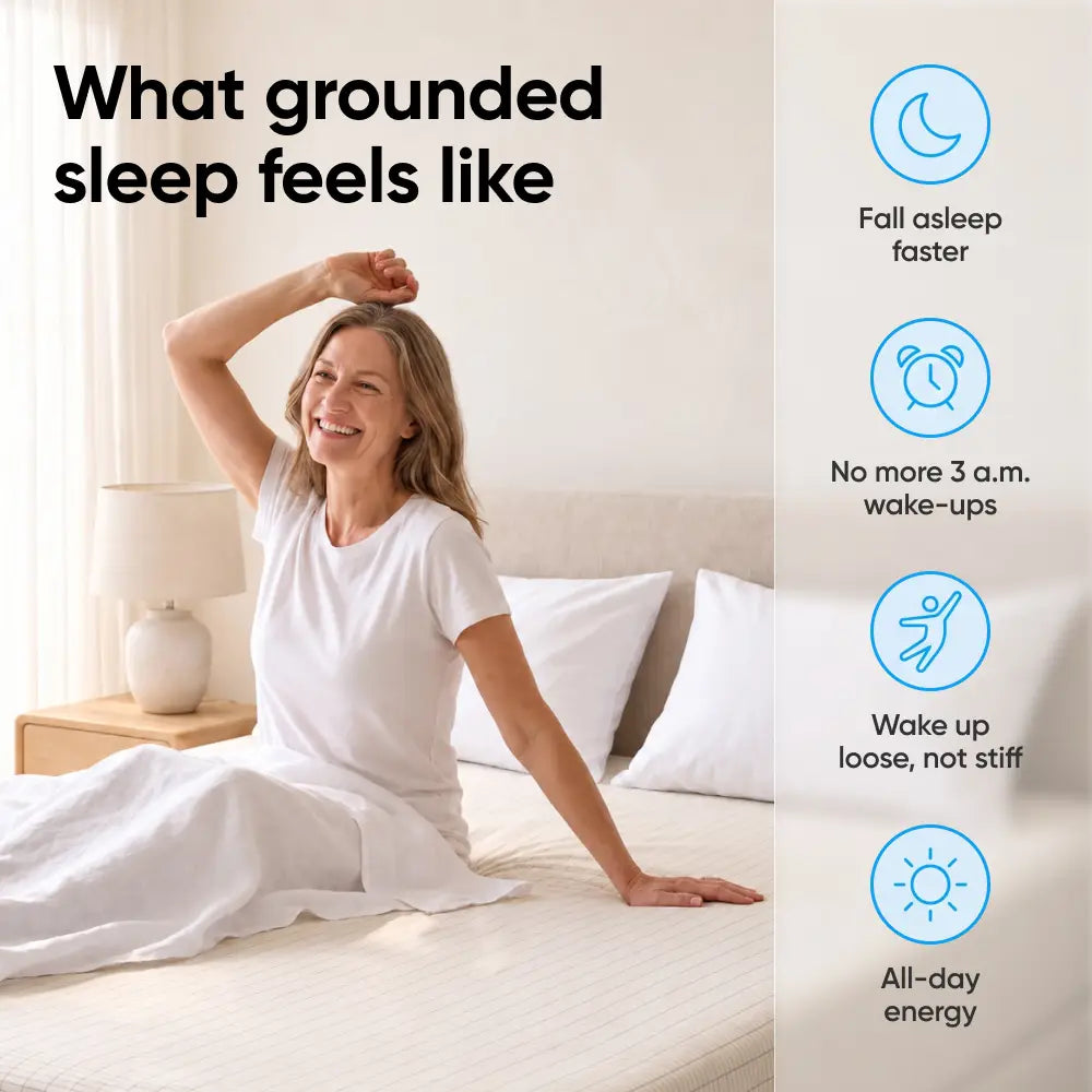 Healifeco Grounding Bedsheet | Experience the Natural Grounding Effect, From the Comfort of Your Bed