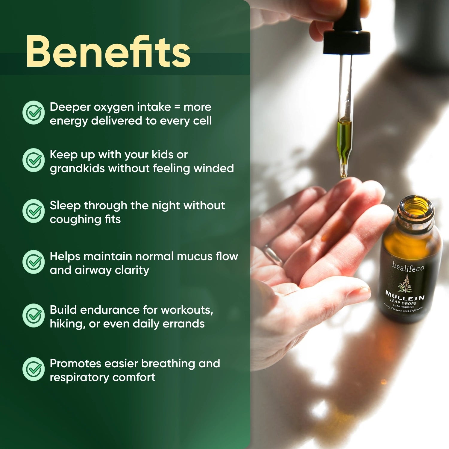 Healifeco Mullein Leaf Drops